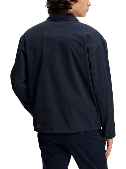 J.Lindeberg Dex Coach Overshirt, Navy - view 2, Navy