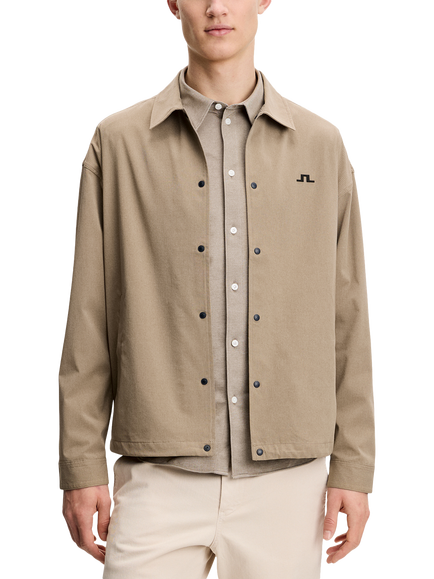 J.Lindeberg Dex Coach Overshirt, Brindle