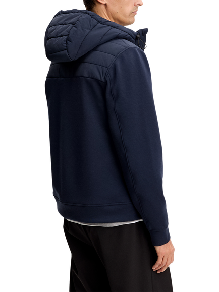 J.Lindeberg Gage Hybrid Hooded Jacket, Navy - view 2, Navy