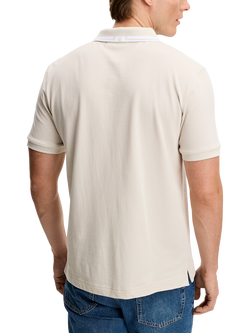 J.Lindeberg Joey Cotton Blend Regular Fit Short Sleeve Polo Shirt - view 2, Moonbeam