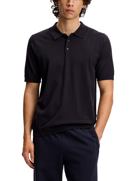 J.Lindeberg Reymond Regular Fit Short Sleeve Polo Shirt, Navy