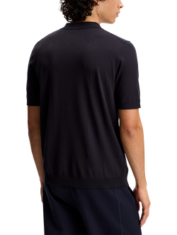 J.Lindeberg Reymond Regular Fit Short Sleeve Polo Shirt - view 2, Navy