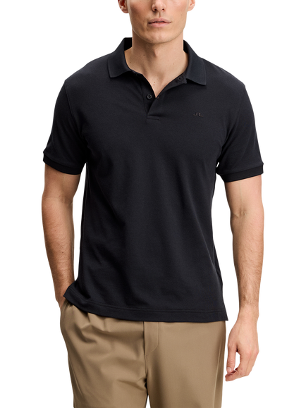 J.Lindeberg Verse Cotton Blend Regular Fit Short Sleeve Polo Shirt, Federal Blue