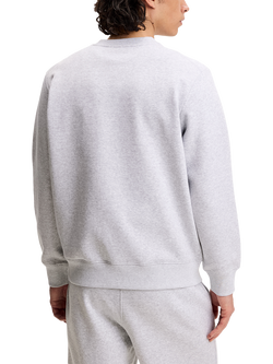J.Lindeberg Alpha Cotton Blend Sweatshirt, Light Grey Melange - view 2, Light Grey Melange