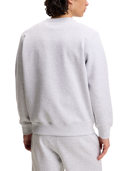 J.Lindeberg Alpha Cotton Blend Sweatshirt, Light Grey Melange - view 2, Light Grey Melange
