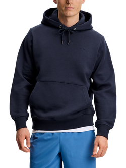 J.Lindeberg Alpha Mercerized Cotton Hoodie, Navy
