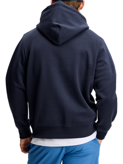 J.Lindeberg Alpha Mercerized Cotton Hoodie - view 2, Navy