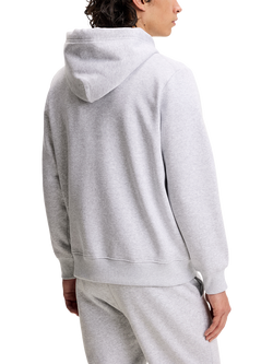 J.Lindeberg Alpha Cotton Blend Hoodie, Light Grey Melange - view 2, Light Grey Melange