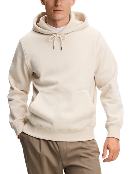 J.Lindeberg Alpha Mercerized Cotton Hoodie, Moonbeam