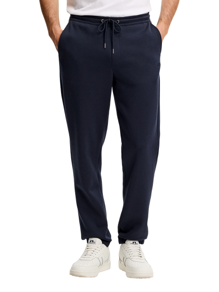 J.Lindeberg Alpha Mercerized Cotton Blend Joggers, Navy