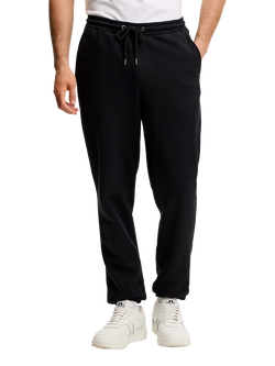 J.Lindeberg Alpha Mercerized Cotton Blend Joggers, Black