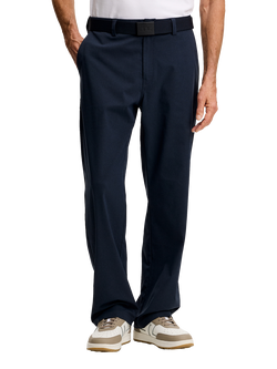 J.Lindeberg Devyn Straight Fit Vent Trousers, Navy, Navy