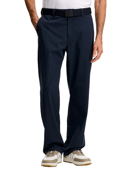 J.Lindeberg Devyn Straight Fit Vent Trousers, Navy, Navy