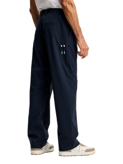 J.Lindeberg Devyn Straight Fit Vent Trousers, Navy - view 2, Navy