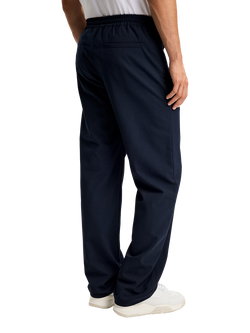 J.Lindeberg Santo Straight Fit Trousers, Navy - view 2, Navy
