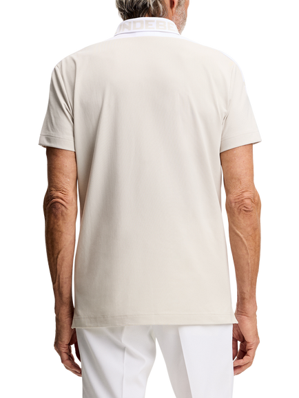 J.Lindeberg Short Sleeve Polo Shirt - view 2, Moonbeam