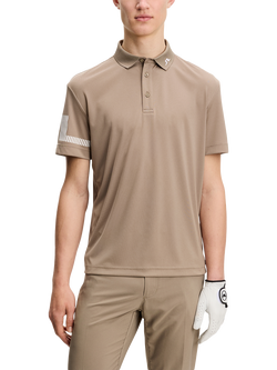J.Lindeberg Heath Polo Shirt, Brindle, Brindle