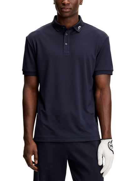J.Lindeberg KV Short Sleeve Polo Shirt, Navy, Navy