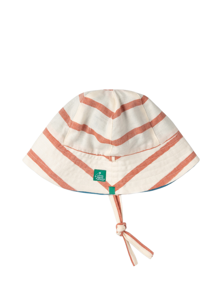 Little Green Radicals Kids' Elephant and Stripe Reversible Sun Hats, Pack of 2, Multi - view 2, Multi