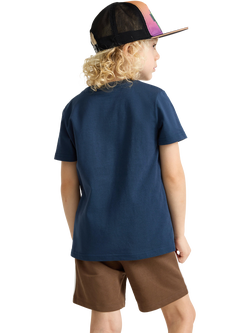 Lindex Kids' Short Sleeve Minecraft T-Shirt, Dark Blue - view 2, Dark Blue