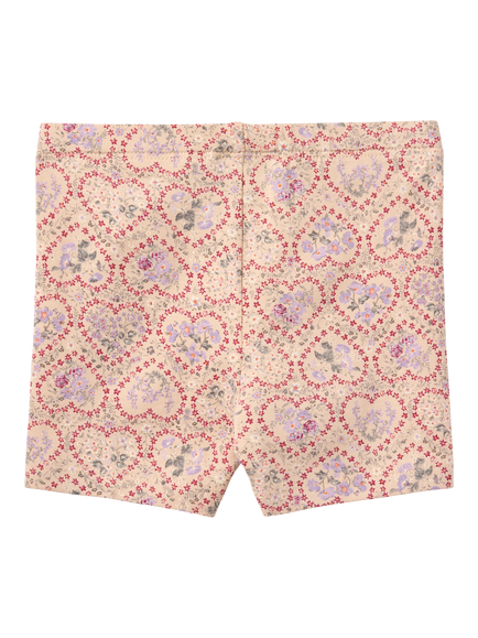 WHEAT Baby Cotton Blend Floral Biker Shorts, Pink/Multi - view 2, Pink/Multi