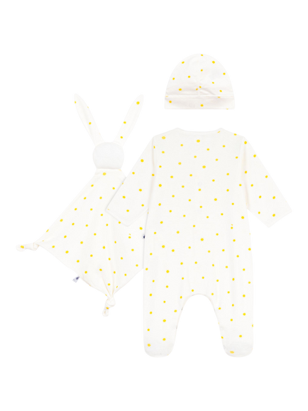 Petit Bateau Baby 3-Piece Newborn Gift Set, White - view 2, White