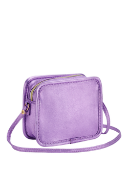 Stych Kids' Intial Teddy and Heart Crossbody Bag, Purple - C - view 2, Purple - C