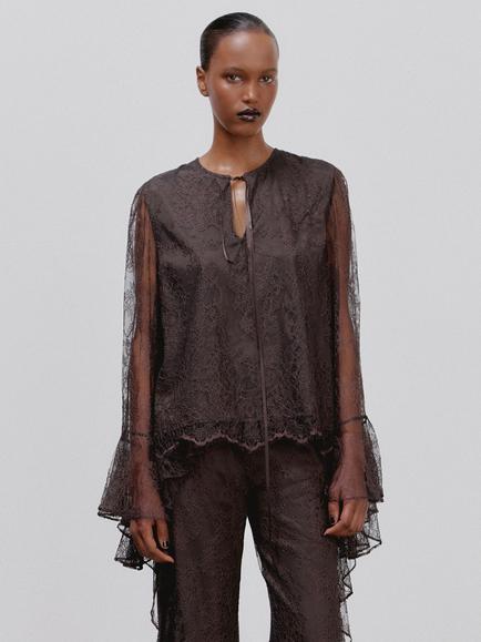 Ida Sjöstedt Jennifer Blouse, Dark Brown, Dark Brown