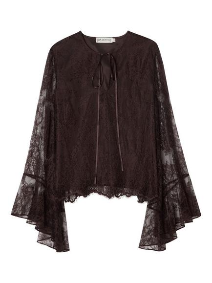 Ida Sjöstedt Jennifer Blouse, Dark Brown - view 2, Dark Brown