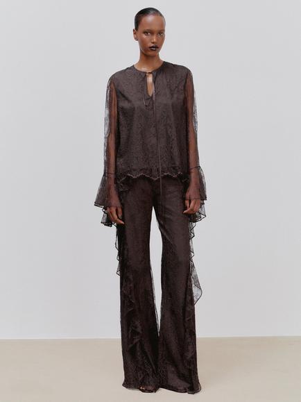 Ida Sjöstedt Eliana Trousers, Dark Brown, Dark Brown