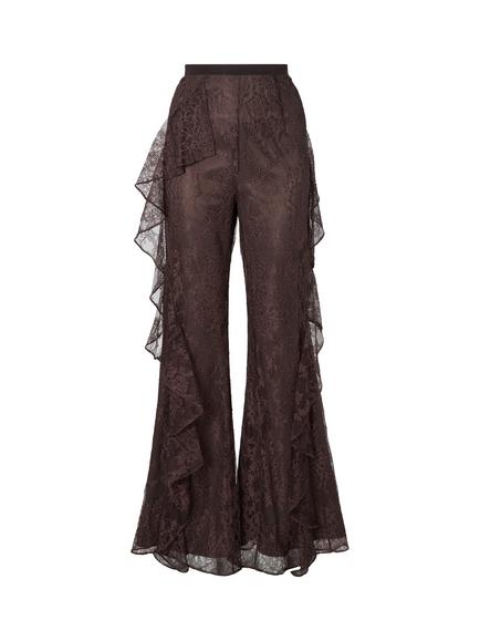 Ida Sjöstedt Eliana Trousers, Dark Brown - view 2, Dark Brown