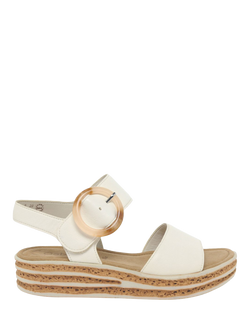 Gabor Andre Strappy Buckle Sandals, Latte