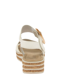 Gabor Andre Strappy Buckle Sandals - view 2, Latte