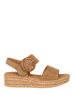 Gabor Andre Strappy Buckle Sandals, Sattel, Sattel