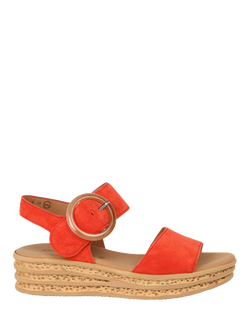 Gabor Andre Strappy Buckle Sandals, Chilli, Chilli