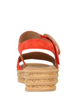 Gabor Andre Strappy Buckle Sandals, Chilli - view 2, Chilli