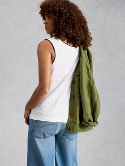 White Stuff Bianca Contrast Edge Vest, White - view 2, White