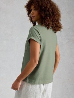 White Stuff Gina T-Shirt, Green - view 2, Green