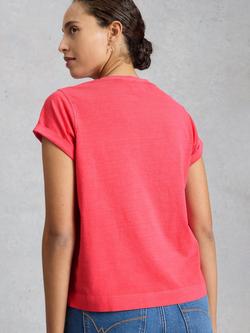 White Stuff Gina Graphic T-Shirt, Pink - view 2, Pink