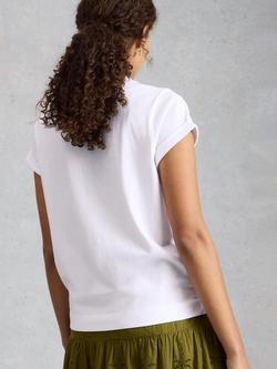 White Stuff Gina Graphic T-Shirt, White - view 2, White