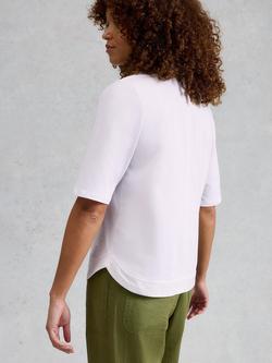 White Stuff Weaver T-Shirt, White - view 2, White