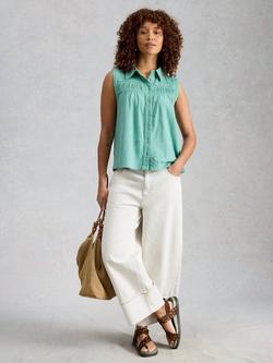White Stuff Didi Sleeveless Top, Blue