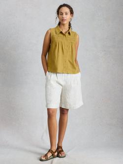 White Stuff Didi Sleeveless Top, Green