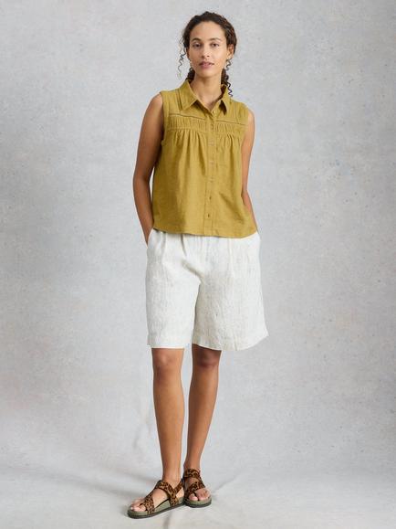 White Stuff Didi Sleeveless Top, Green