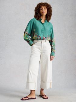 White Stuff Lydia Shirt, Green Teal, Green Teal