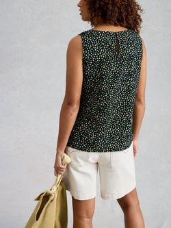 White Stuff Paradise Vest, Blue Navy/Multi - view 2, Blue Navy/Multi