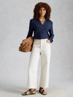White Stuff Ronley Shirt, Blue Midnight, Blue Midnight