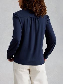 White Stuff Ronley Shirt, Blue Midnight - view 2, Blue Midnight