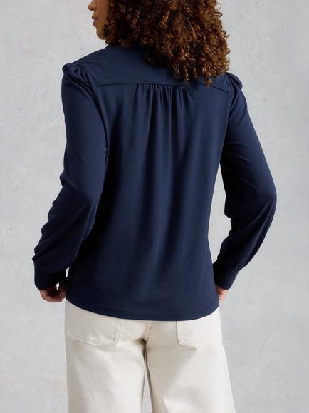 White Stuff Ronley Shirt, Blue Midnight - view 2, Blue Midnight