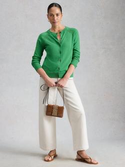 White Stuff Lulu Cardigan, Mid Green, Mid Green
